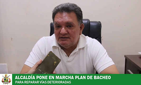 ALCALDÍA PONE EN MARCHA PLAN DE BACHEO PARA REPARAR VÍAS DETERIORADAS EN TRINIDAD DESDE MAÑANA 