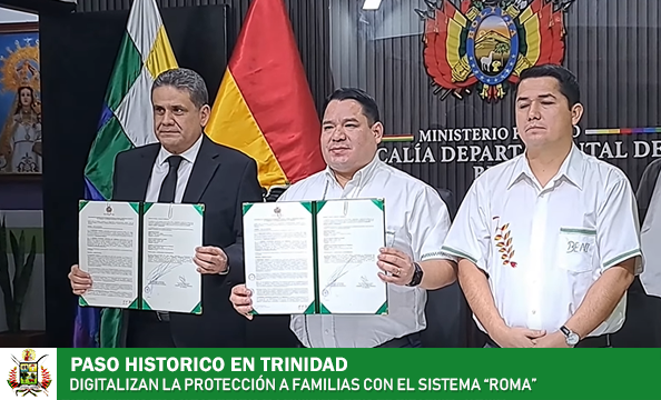 DAMOS UN PASO HISTÓRICO HACIA LA DIGITALIZACIÓN Y PROTECCIÓN SOCIAL DE NUESTRAS FAMILIAS DE TRINIDAD
