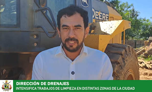GOBIERNO MUNICIPAL CONTINÚA LA LIMPIEZA DE DRENAJES Y CANALES EN LA CIUDAD DE TRINIDAD 