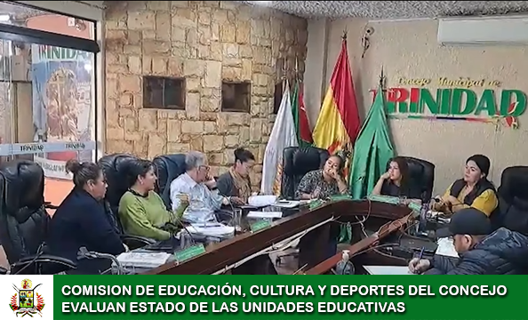 DIRECCIÓN DE EDUCACIÓN MUNICIPAL Y COMISION DE EDUCACIÓN, CULTURA Y DEPORTES DEL CONCEJO EVALUAN ESTADO DE LAS UNIDADES EDUCATIVAS 
