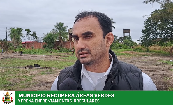 GOBIERNO MUNICIPAL RECUPERA ÁREA VERDE DEL BARRIO 21 DE SEPTIEMBRE 