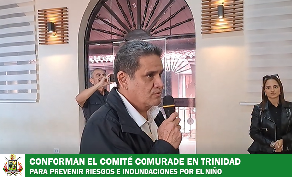 ALCALDE MUNICIPAL CONFORMA Y POSESIONA AL COMITÉ MUNICIPAL DE REDUCCIÓN DE RIESGOS Y ATENCIÓN DE DESASTRES “COMURADE” POR LA GESTIÓN 2026/2027