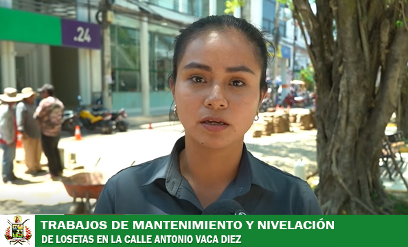 TRINIDAD: INICIA EL MANTENIMIENTO DE ENLOSETADO ALREDEDOR DE LA PLAZA PRINCIPAL