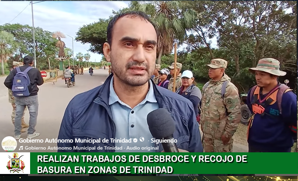 TRINIDAD SE UNE EN MINGA DE LIMPIEZA PARA RECUPERAR SUS ESPACIOS PÚBLICOS