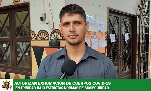 ADMINISTRACIÓN DE CEMENTERIOS AUTORIZAN EXHUMACIONES DE CUERPOS BAJO ESTRICTAS NORMAS DE BIOSEGURIDAD