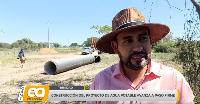 CONSTRUCCIÓN DEL PROYECTO DE AGUA POTABLE AVANZA A PASO FIRME