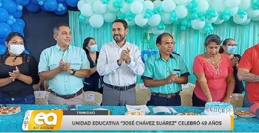 GAMT UNIDAD EDUCATIVA JOSE CHAVEZ SUÁREZ CELEBRÓ 49 AÑOS
