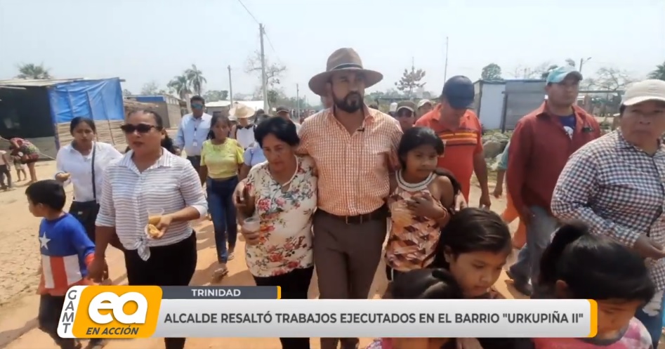ALCALDE RESALTÓ TRABAJOS EJECUTADOS EN EL BARRIO URKUPIÑA II