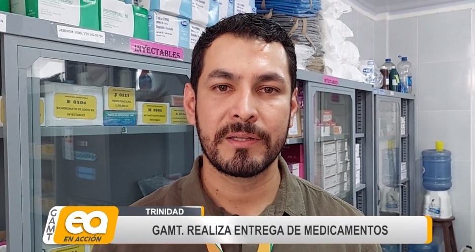 GAMT. REALIZA ENTREGA DE MEDICAMENTOS