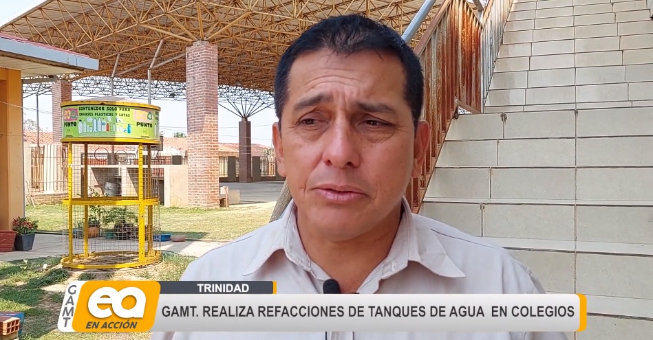 GAMT. REALIZA REFACCIONES DE TANQUES DE AGUA EN COLEGIOS