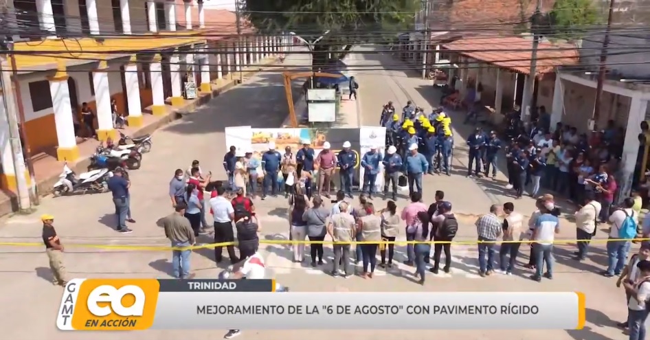 MEJORAMIENTO DE LA 6 DE AGOSTO CON PAVIMENTO RÍGIDO